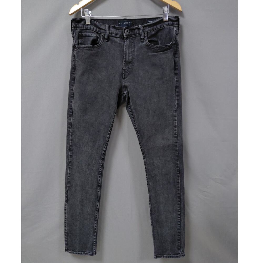 Bullhead Gray Skinny Denim Stretch Jeans Men Size W32 L32